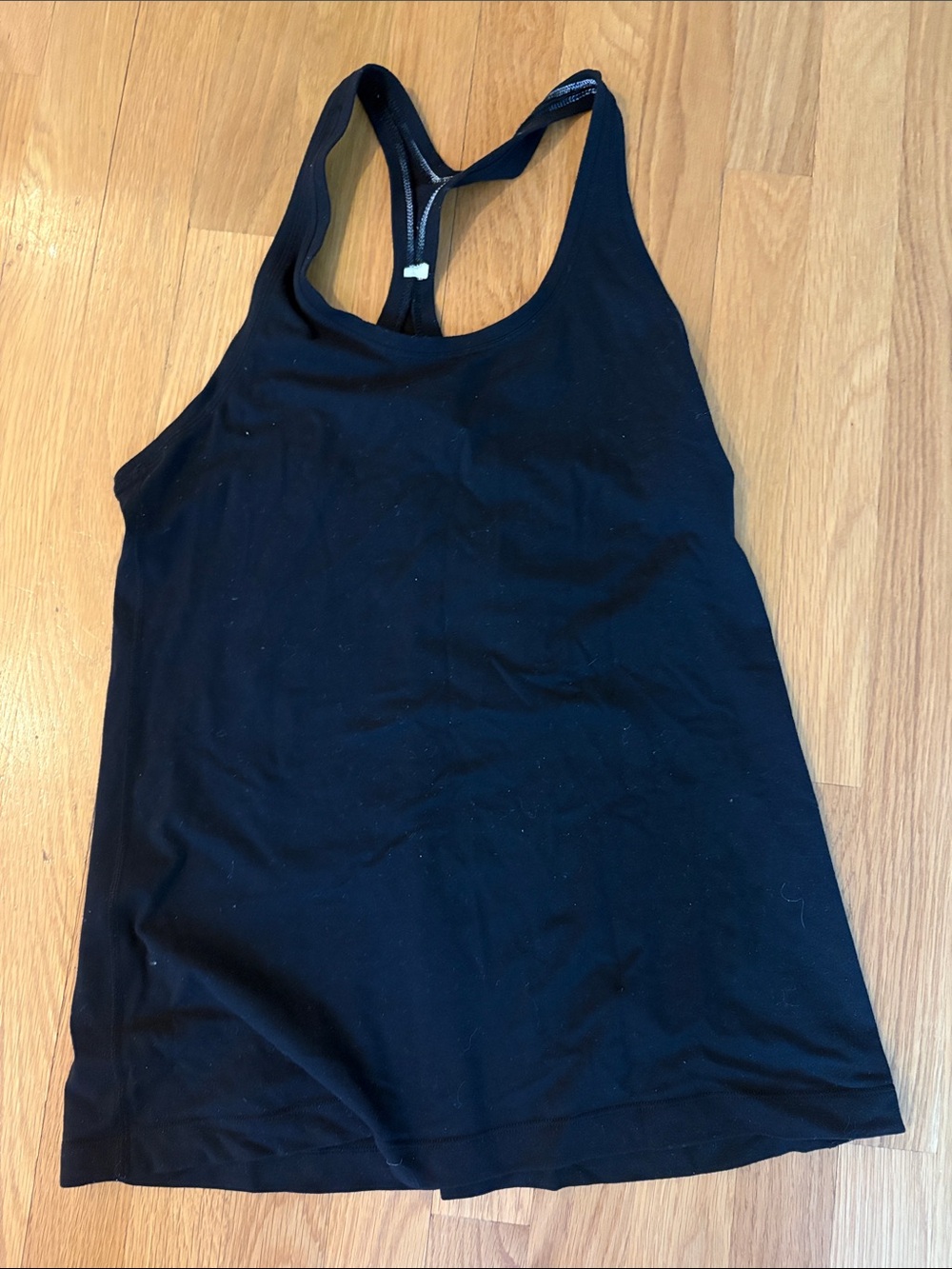 Women’s Black Racerback Tank Top - Athletic Essentials. Size 8